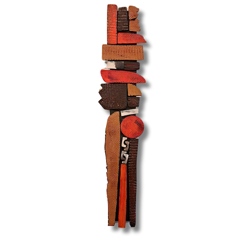 Click to view detail for RC-044 Ceramic Wall Sculpture Large Shards $380